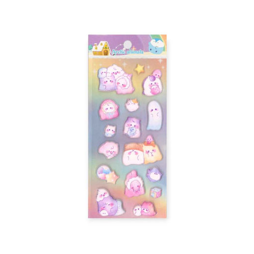 Picture of TANEX KIDS DECORATIVE PASTEL ARCTIC ANIMALS STICKERS